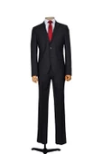 Cengiz İnler Düz Çift Düğme 6 Drop Slim Fit Erkek Takım Elbise - 11