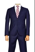 Cengiz İnler Düz Çift Düğme 6 Drop Slim Fit Erkek Takım Elbise - 3