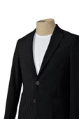 Cengiz İnler Dik Çizgi Gofre 6 Drop Slim Fit Erkek Takım Elbise - 5