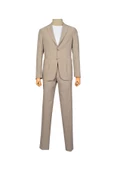 Cengiz İnler Dik Çizgi Gofre 6 Drop Slim Fit Erkek Takım Elbise - 3
