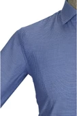 Cengiz İnler Standart Yaka Tetris Desen Oxford Slim Fit Erkek Pamuk Gömlek - 7