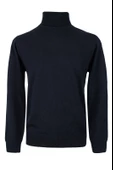 Cengiz İnler Tam Balıkçı Düz Slim Fit Erkek Triko - 2