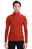 Cengiz İnler Yarım Balıkçı İnce Fitil Slim Fit Erkek Triko - 12