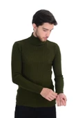 Cengiz İnler Yarım Balıkçı İnce Fitil Slim Fit Erkek Triko - 11