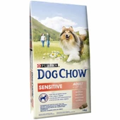 Purina Dog Chow Somonlu Hassas Yetişkin Köpek Maması 14 Kg - 1