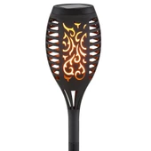 POWERMASTER PM-15940 12 LEDLİ IP44 ALEVLİ KUTULU TEKLİ PAKET SOLAR BAHÇE AYDINLATMA - 1