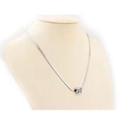 Pigado Paslanmaz Çelik Yılan Derisi Ezme Zincir Baget Kolye thumbnail 5