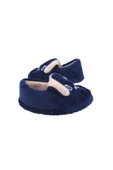 Papuç Sepeti 2606 Tavşan Figürlü Erkek Çocuk Ev-Halı-Kreş Ayakkabısı - 7