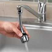 BUFFER® Turbo Flex 2 Aşamalı Plastik Esnek Musluk Başlığı Pratik Tak Kullan - 5