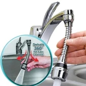 BUFFER® Turbo Flex 2 Aşamalı Plastik Esnek Musluk Başlığı Pratik Tak Kullan - 9
