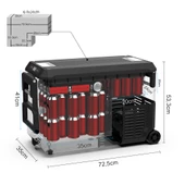 ICECO JP50PRO 12/24Volt 47 Litre Tekerlekli Outdoor Kompresörlü Oto Buzdolabı/Dondurucu - 6
