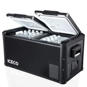 Iceco Vl90prod 12/24Volt 220Volt 90 Litre Çift Bölmeli Outdoor Kompresörlü Oto Buzdolabı/Dondurucu - 2