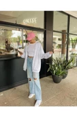 Siyah Beyaz Ny Nakışlı  Şapka Kep  PEMBE Tek Ebat - 4