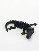 3D Hareketli İskelet Timsah Figürlü Oyuncak - Siyah thumbnail 6