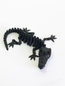 3D Hareketli İskelet Timsah Figürlü Oyuncak - Siyah thumbnail 3