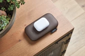 Lexon Powersound Deri Kablosuz Şarj Cihazı ve Bluetooth Hoparlör Kahverengi - 5