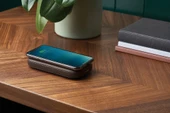 Lexon Powersound Deri Kablosuz Şarj Cihazı ve Bluetooth Hoparlör Kahverengi - 7