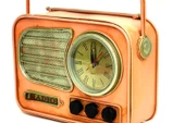 Dekoratif Metal Radyo Saat Masa Saati Vintage Ev Ofis Hediyelik - 3