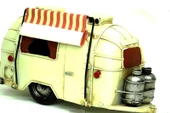Dekoratif Metal Karavan Tenteli Vintage Biblo Hediyelik - 5