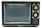 Televizyon Siyah Vintage Dekoratif Hediyelik - 1