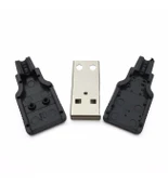 4 Pin Usb Erkek Soket Plastik Kapaklı Bağlantı thumbnail 1