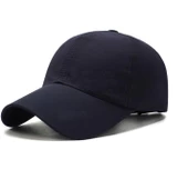 Kadın Erkek Siyah Baseball Cap Snapback Hat Hip-hop Adjustable Boy Caps  SİYAH - 2