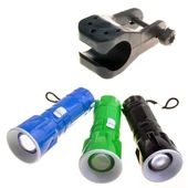 BUFFER® Deprem Acil Durum Seti Zoomlu El Feneri+ Magnezyum Çakmaktaşı Ateş Başlatıcı Düdük Hediyeli - 3