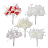 12 Demet (72 Adet) İnci Taneli Çiçek - 1