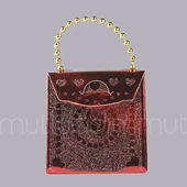 İnci Saplı Demonte Karton Çanta 25 Adet - 3