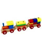 Playwood Ahşap Eğitici Bloklu Tren ONY351 - 3