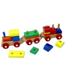 Playwood Ahşap Eğitici Bloklu Tren ONY351 - 2