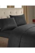 Line Pamuklu Nevresim Takımı 4 Parça Çizgili Nevresim Seti | Otel Nevresim - 1