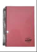 Sert Kapak Spralli Defter 120 Yaprak Çizgili 17X24 Orta Boy 1 Adet Enjoy Every Moment Sert Kapak Defter - 5