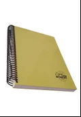 Sert Kapak Spralli Defter 120 Yaprak Çizgili 17X24 Orta Boy 1 Adet Enjoy Every Moment Sert Kapak Defter - 10