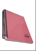 Sert Kapak Spralli Defter 120 Yaprak Çizgili 17X24 Orta Boy 1 Adet Enjoy Every Moment Sert Kapak Defter - 4