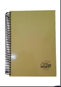 Sert Kapak Spralli Defter 120 Yaprak Çizgili 17X24 Orta Boy 1 Adet Enjoy Every Moment Sert Kapak Defter - 11