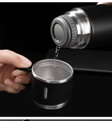 Polham 500ML Tek Bardaklı 12 Saat Isı Korumalı Paslanmaz Çelik Termos, Sızdırmaz, Taşınabilir Termos - 2