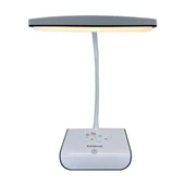 BUFFER® Şarjlı Oynar Esnek Başlıklı Dokunmatik 3 Farklı Modda Yanan Kaymaz Taban LED Masa Lambası - 1