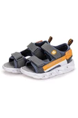 Kiko Kids 101 Işıklı Kız/Erkek Çocuk Cırtlı Sandalet Ayakkabı Füme - 3