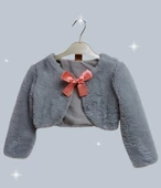 Kız Çocuk Peluş Bolero, Çocuk Abiye Bolerosu - 4