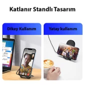 Polham 15W Kaydırmaz Dikey ve Yatay Kullanımlı Standlı Kablosuz Şarj Aleti, Akım Korumalı Isınmaz - 3