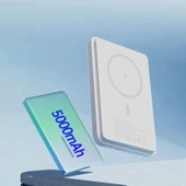 Polham 20W 5000mAh Magsafe İphone 14, 14 Pro, 14 Pro Max Powerbank, Ultra İnce Magsafe Powerbank - 2