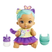 My Garden Baby Yavru Kedi Bebeğimin Bakım Zamanı - Mavi Saçlı Bebek (30 Cm), Tekrar Kullanılabilen Bebek Bezi, Önlüğü, Biberonu ve Aksesuarlarıyla, 3 Yaş ve Üzeri - 1