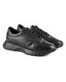 Vstrom Siyah Hakiki Deri Erkek Spor (Sneaker) Ayakkabı thumbnail 2