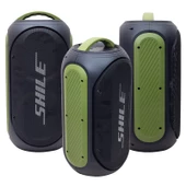 SHILE SL-2019A EL MİKROFONLU-2 MİK GİRİŞ-2 GİTAR GİRİŞLİ KUMANDALI USB+SD+BT IŞIKLI ŞARJLI SEYYAR ANFİ - 3