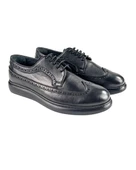 Tango Siyah Hakiki Deri Günlük Klasik Erkek Ayakkabı thumbnail 2