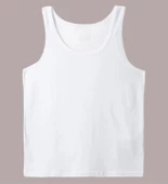 2 ADET ERKEK 100 PAMUK ASKILI KLASİK ATLET - 5