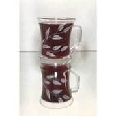 DECOCİA Öğretmenler Günü Hediyesi Özel Yazılı 225cc Cam Kupa Desen Ve İşleme El Yapımı thumbnail 4