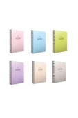 Pastoral Spiralli Plastik Kapak A4 Defter 72 yaprak - 1