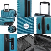 Biggdesign Moods Up Mavi Büyük Boy 28" Valiz - 5